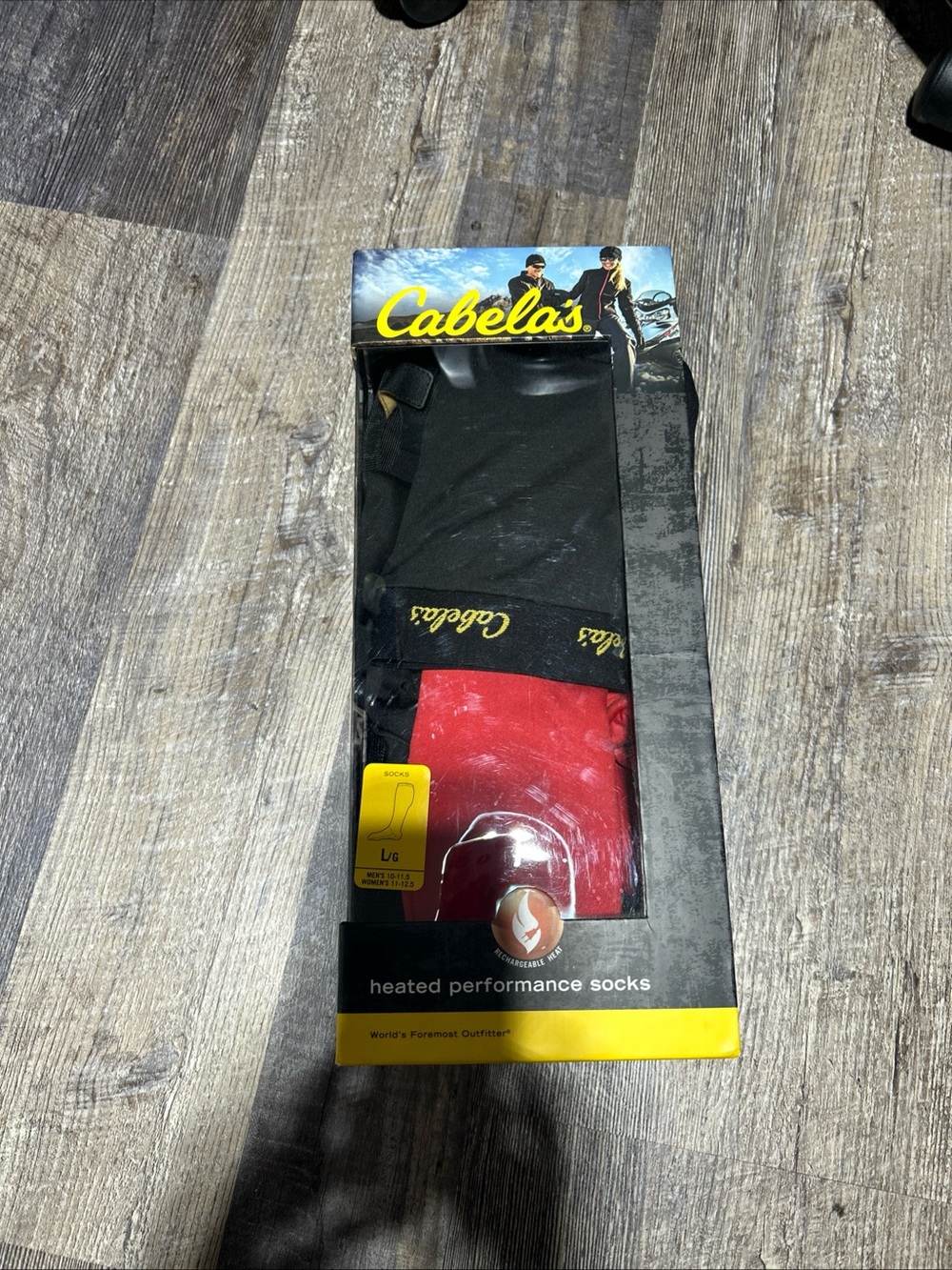Cabela's Men's Heated Performance Socks - No batteries